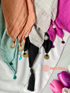 روسری وال نخی